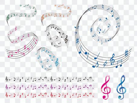 Musical note decoration Musical note decoration