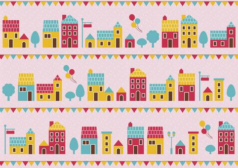 Background pattern building Background pattern building