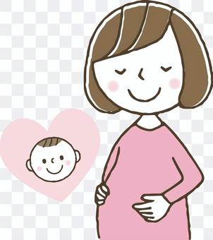 Pregnancy / pregnant woman / cute woman / baby Pregnancy / pregnant woman / cute woman / baby