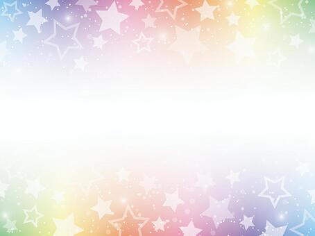 Star background material (rainbow color) Star background material (rainbow color)