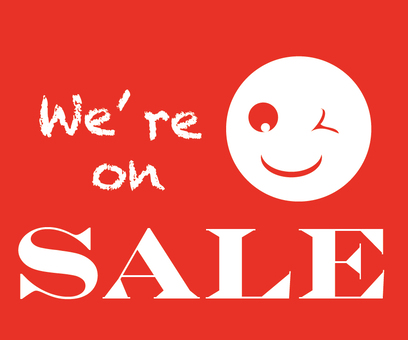Sale's banner advertisement Sale's banner advertisement