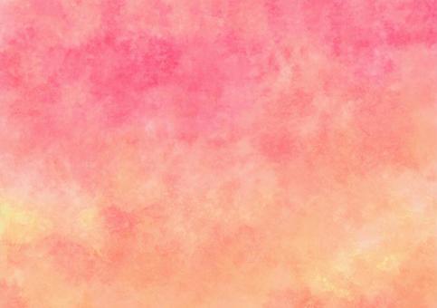 Watercolor wallpaper with pink in yellow Watercolor wallpaper with pink in yellow