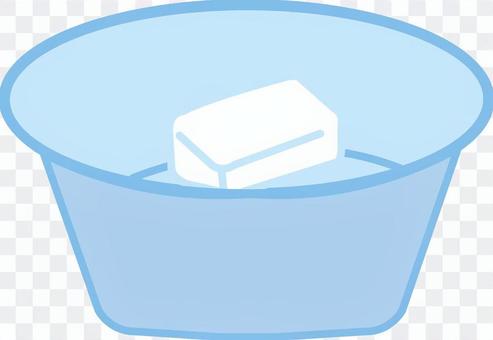 Basin and soap Basin and soap