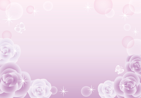 Rose sparkling frame (purple) Rose sparkling frame (purple)