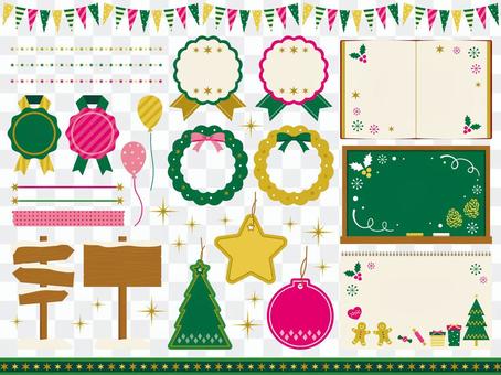 Clear color petit christmas set Clear color petit christmas set