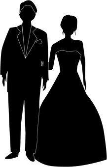 Wedding dress silhouette Wedding dress silhouette