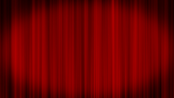 Spotlight and red stage curtain Full HD Spotlight and red stage curtain Full HD