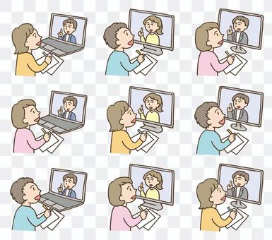 Online lessons or video lessons 9 sets Online lessons or video lessons 9 sets