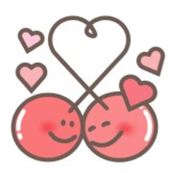 Cherry heart face smile smile Cherry heart face smile smile