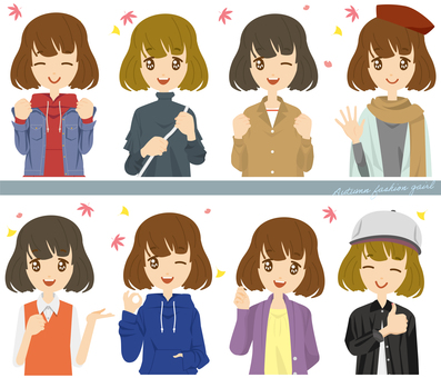 Girl autumn fashion 3 Girl autumn fashion 3