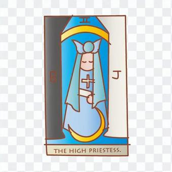 Tarot card female papacy Tarot card female papacy