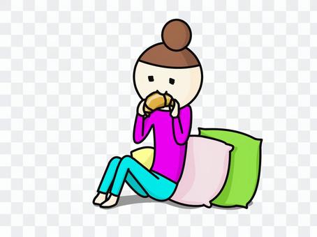 Croissant cushion Croissant cushion