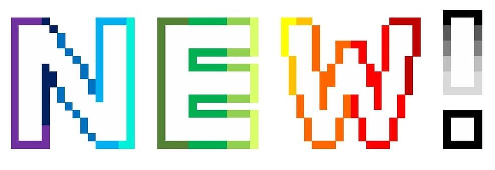 "NEW! Pixel art" icon "NEW! Pixel art" icon