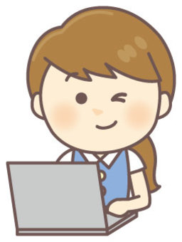 Clerical work women (upper body, personal computer) Clerical work women (upper body, personal computer)