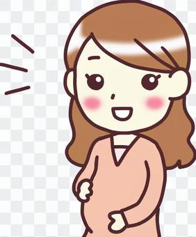 【Female pregnant woman】 diagonal _ lump 【Female pregnant woman】 diagonal _ lump