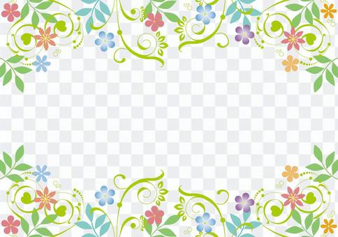 Vodka and flowers _ frame Vodka and flowers _ frame