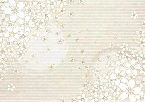 Japanese style cherry tree background Japanese style cherry tree background