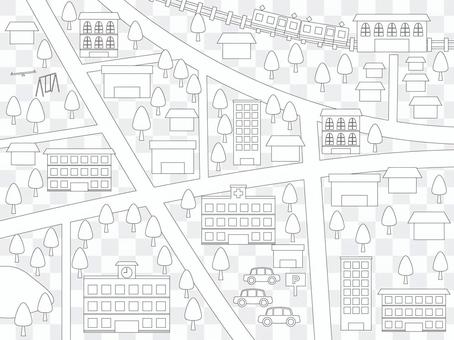 Map of teaching material city Map of teaching material city