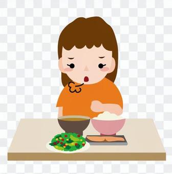 A woman without appetite in summer bat 1 A woman without appetite in summer bat 1