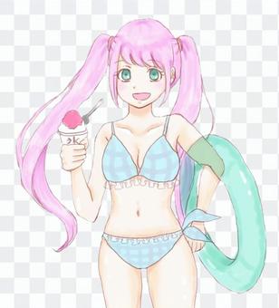 Swimsuit girl Swimsuit girl