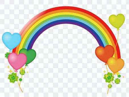 Heart and Clover and Rainbow Heart and Clover and Rainbow