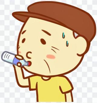 Elderly male (hydration supplement) Elderly male (hydration supplement)