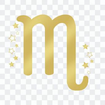 Glitter Scorpio mark Glitter Scorpio mark