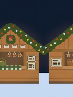 クリスマスマーケットの背景 クリスマスマーケットの背景