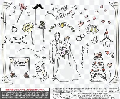 Wedding illustrations that may be used for weddings Wedding illustrations that may be used for weddings