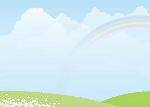 Summer landscape, background, A4 horizontal, Tuzufu Summer landscape, background, A4 horizontal, Tuzufu