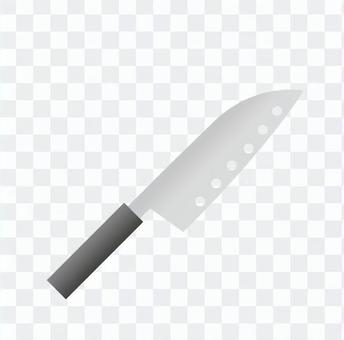 Perforated knife Perforated knife