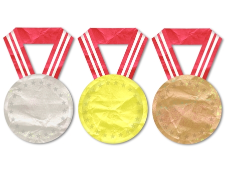 Cute gold medal silver medal bronze medal set Cute gold medal silver medal bronze medal set