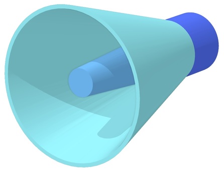 Trumpet speaker Trumpet speaker