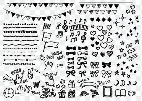 Hand-painted _ parts set _ 01-01 Hand-painted _ parts set _ 01-01