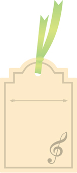 Tone sign tag Tone sign tag