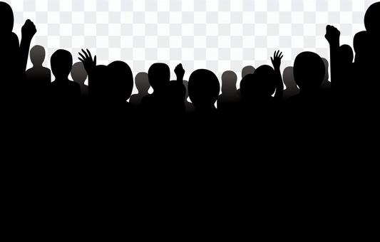 Audience silhouette 1 Audience silhouette 1