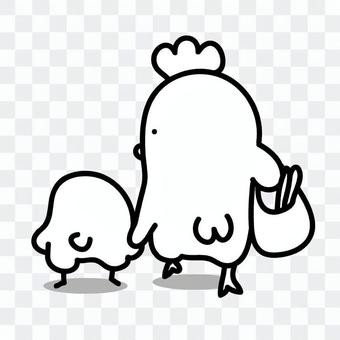 Chicken parent: Children shopping Chicken parent: Children shopping