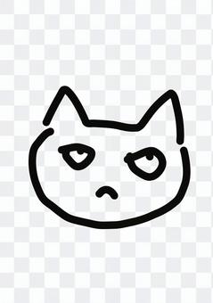 Yuru Character Cat worried Yuru Character Cat worried