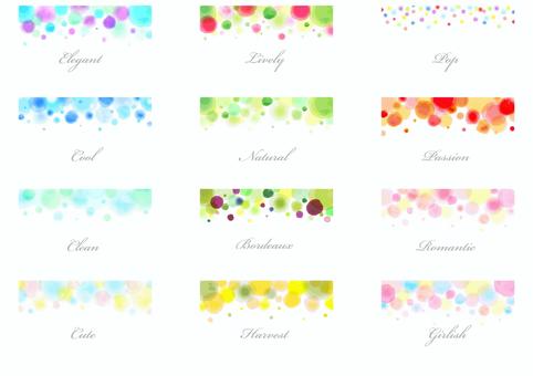Watercolors style background list Watercolors style background list
