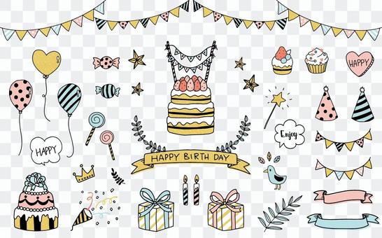 Birthday illustration 4 Birthday illustration 4