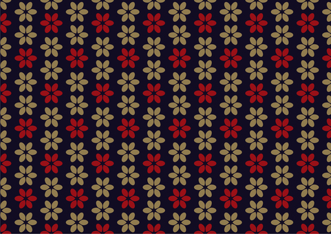 Retro modern floral pattern Retro modern floral pattern