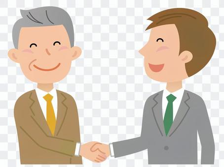 Male, handshake 2 Male, handshake 2