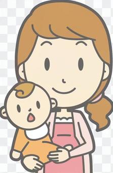 Pregnant woman a-hug-bust Pregnant woman a-hug-bust