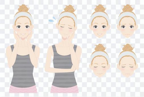 Female beauty illustration Female beauty illustration