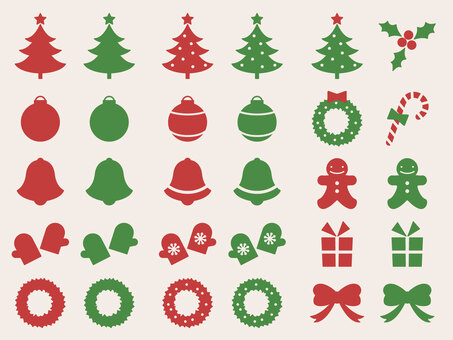 Christmas material set Christmas material set