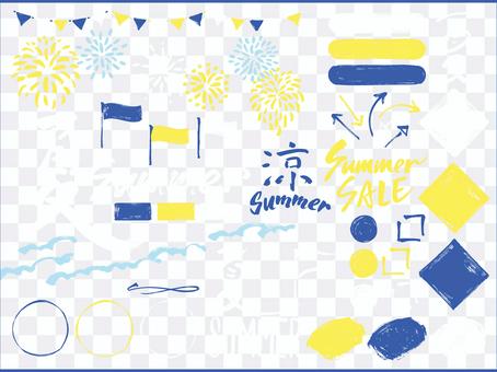 Japanese brush layout_Summer various 04 Japanese brush layout_Summer various 04