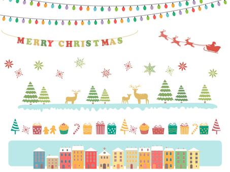 Fashionable Christmas line set Fashionable Christmas line set