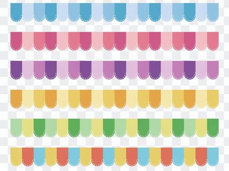 Colorful awning Colorful awning