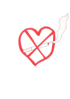 No smoking mark No smoking mark
