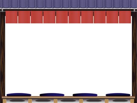 Tile roof porch wallpaper frame Tile roof porch wallpaper frame